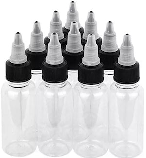 Plastic Tattoo Ink Bottles (multiple sizes)