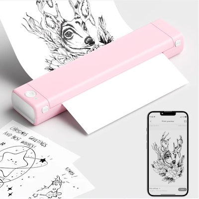 Stencil printer wireless -Pink