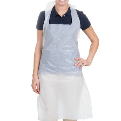 Disposable apron white /100