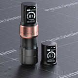 Poseidon wirless tattoo machine 7 stroke-Pink with 2 batteries
