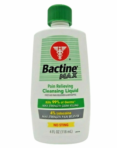 Bactine numbing spray refill 4oz/120ml