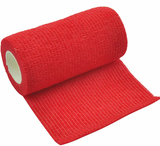 red large bandage