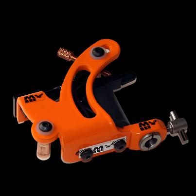 orange coil tattoo machine