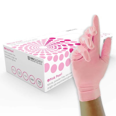 Uniglove Nitrile Glove Pink