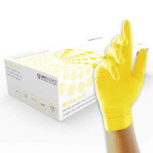 Uniglove Nitrile Gloves Yellow