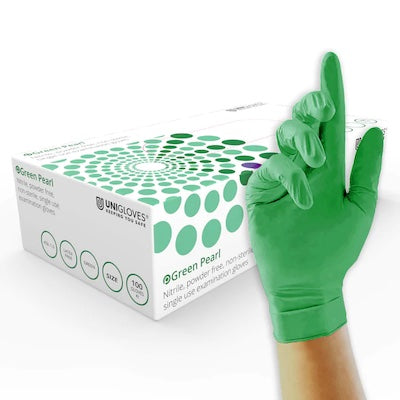 Uniglove Nitrile Glove Green