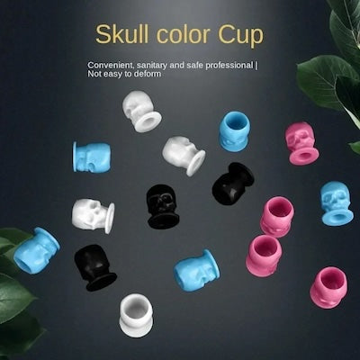 Skull ink cup in 4 colour
