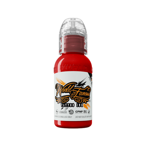 World Famous Bright red ink 30ml