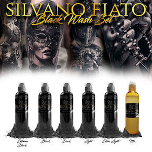 Famoso juego de 6 botellas Silvano Fiato