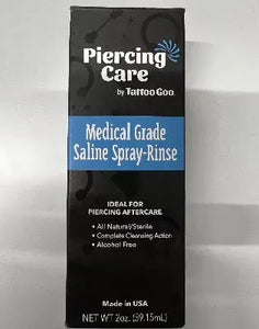 Piercing Aftercare Spray-BLUE WAVE SALINE PIERCING CLEANSING