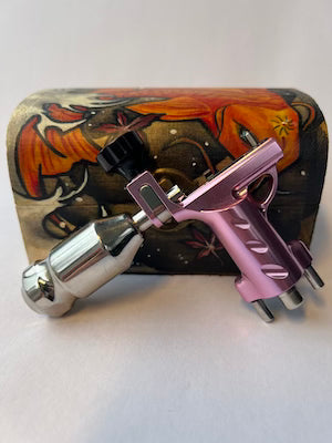R&E Koi pink rotary tattoo machine