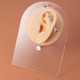 Silicon piercing display