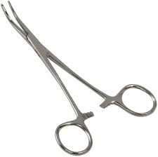 Hemostat Curved Tip Forceps/piercer tool