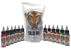 SOLID INK  CHRIS GARVER SET 12 bottle/30ml