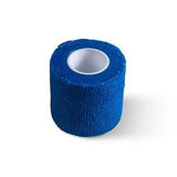 blue bandage