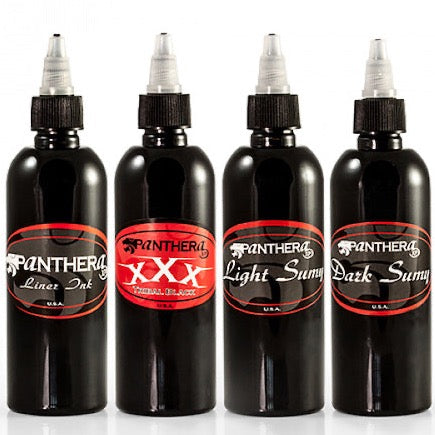 Panthera black ink set 4 bottle/30ml or 150ml bottle