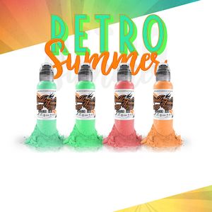 World Famous Retro Summer colour set 4